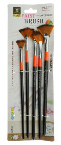 Pensula sintetica varf evantai 5/set 577-6D