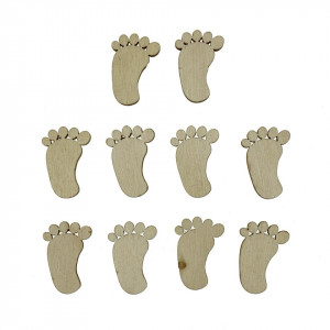 Piciorus placaj 2,5x1,6cm 10/set