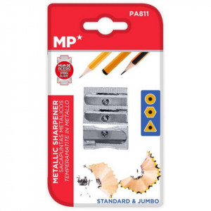 Ascutitoare metalica 1 bucata simpla si 1 bucata dubla 2/set MP PA811