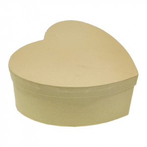 Cutie carton inima natur 18x17,5x9,5cm Creart FACX0115(PDO035)