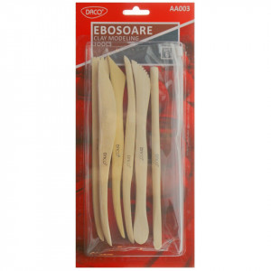 Ebosor lemn pentru modelaj 6/set Daco AA003