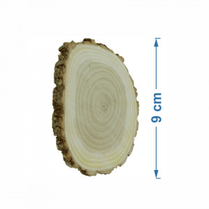 Felie lemn salcam rotund/oval 1cm