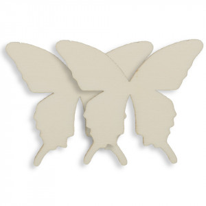 Fluture placaj model-1 6,5x5,4cm 2/set