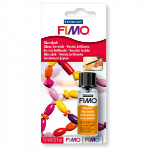 Lac lucios pe baza de apa Fimo 10ml Staedtler 8703 01 BK