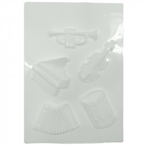 Matrita plastic 5 instrumente muzicale 269