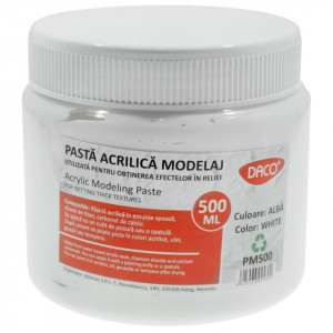 Pasta acrilica modelaj 500ml Daco PM500