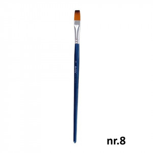 Pensula sintetica varf drept coada scurta Artix PP228