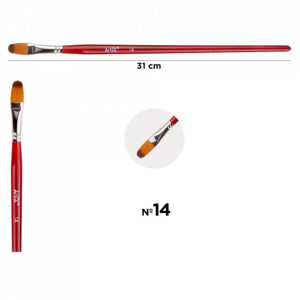 Pensula sintetica varf limba de pisica coada lunga Artix PP346