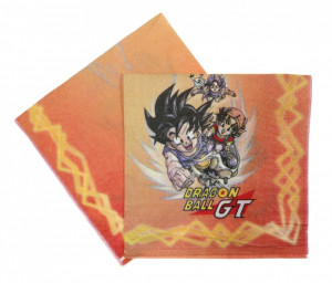 Servetel Dragon Ball 33x33cm 2/set D530188