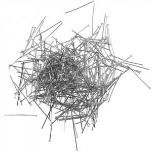 Tija argintiu inchis cu gamalie 26x0,7mm 40g (340buc)