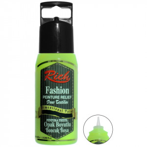Vopsea textile neon efect 3D 60ml Rich BBN-060