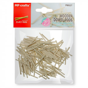 Betisoare lemn natur 4,3cm 130/set MP PM027