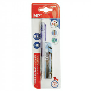 Creion mecanic 0,7mm + 20 mine rezerva MP PE135