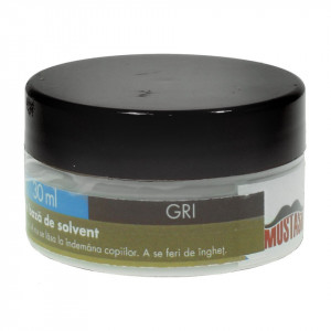 Culoare pentru piele naturala gri 30ml Mustash