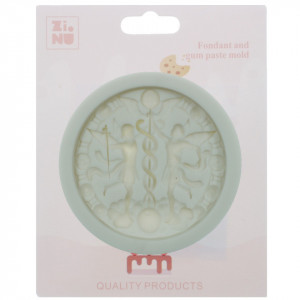 Matrita silicon rotunda model Zodiac-Gemeni 7cm M93144