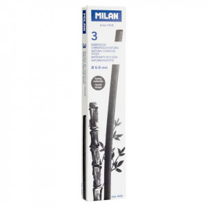 Carbune natural 6-8mm 3/set Milan 4403