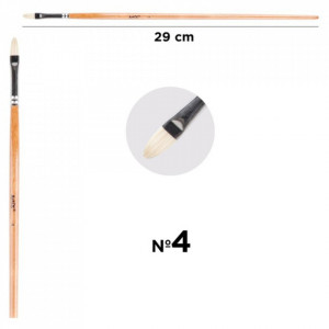 Pensula par porc varf limba de pisica coada lunga Artix PP290