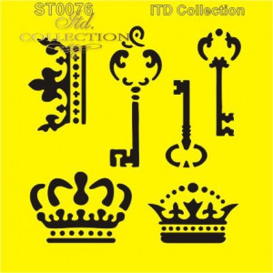 Sablon plastic 16x16cm ITD ST0076A