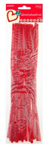Sarma plusata rosie 6mm x 30cm 25/set Daco AD008R