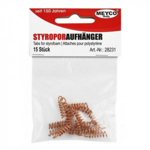 Agatatoare polistiren metalica 15/set Meyco 28231