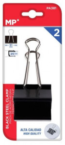 Clema de otel neagra 5,1cm 2/set MP PA381