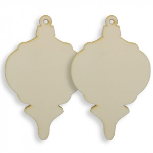 Glob placaj model vintage 12x7,5cm 2/set