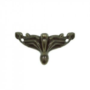 Picior metalic bronz pentru cutie 2,5x2,5x3,5x2cm X107