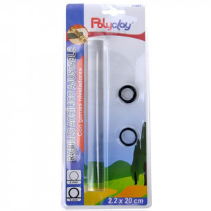 Roller acril cu dispozitiv ajustare 2,2x20cm Polyclay MP PY021