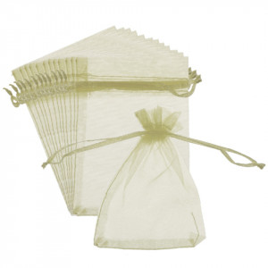 Saculet organza 8,5x9/11,5cm 50/set