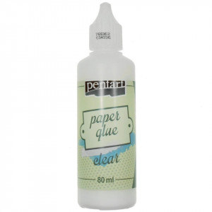 Adeziv transparent pentru hartie 80ml Pentart 34336