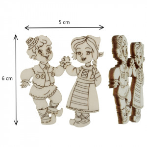 Copii placaj pirogravat 2/set