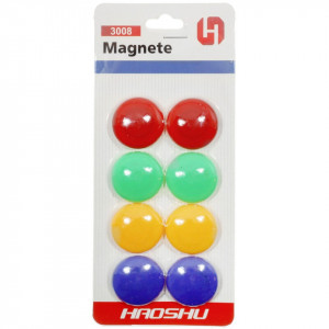 Magnet tabla 3cm 8/set CNX m136 multicolor