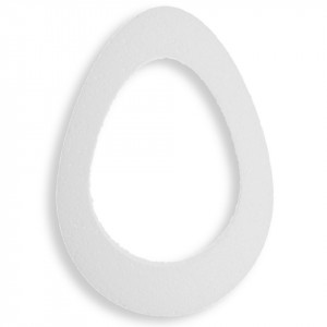 Ou polistiren dens plat decupat 21,5x15x2cm