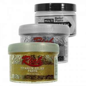 Pasta de relief multidecor titanium Rich TRP