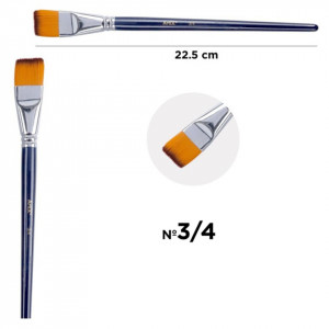 Pensula sintetica varf drept coada scurta Artix PP343