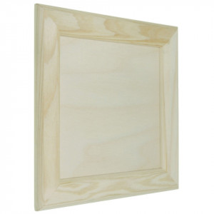 Rama lemn cu spate placaj 16,5x16,5cm / latime 3cm / dimensiune totala 23x23cm RA340S