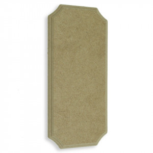 Blat mdf dreptunghiular cu colturi decupate 23x10,5x0,7cm ZP543