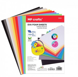 Carton buretat 10 culori/set 20x30cm x 2mm MP PN581