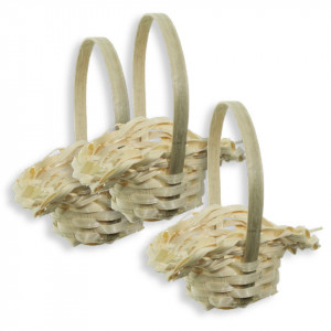 Cos rachita florentin cu toarta 8x4,5x4cm 3/set