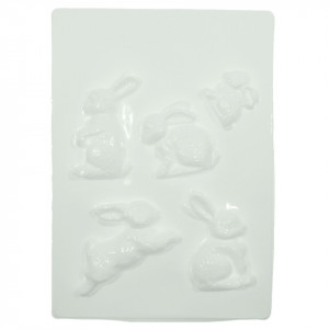 Matrita plastic 5 iepuri 297