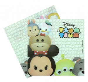 Servetel Tsum Tsum 33x33cm 2/set D867518