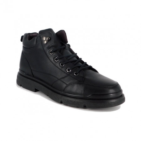 Ghete Berliner, model 80383, imblanite, culoare neagra, talpa flexibila