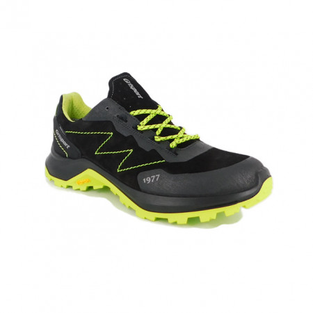 Pantofi Grisport, model 14701, impermeabili, talpa Vibram, culoare negru cu verde