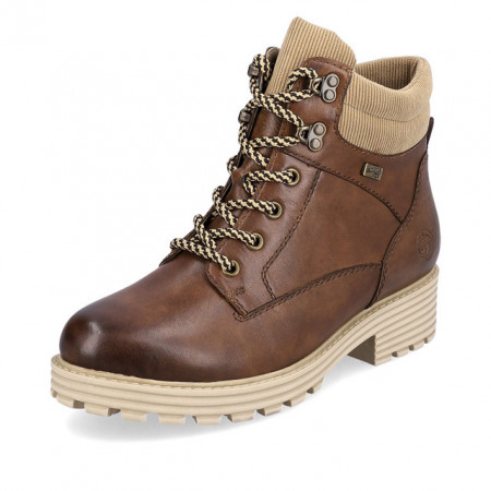 Ghete Remonte, model D0W75, impermeabile, blana naturala, culoare maro