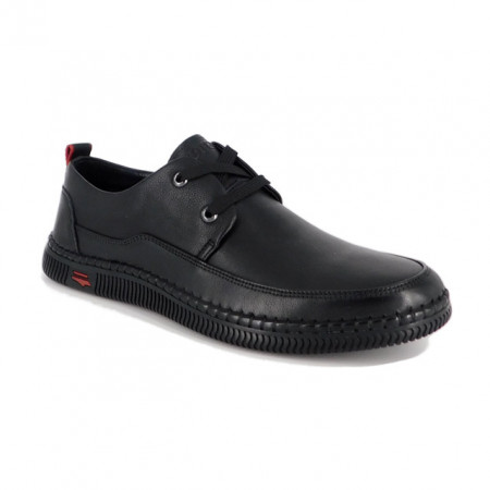 Pantofi Otter, model 022, culoare neagra, talpa flexibila