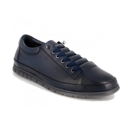 Pantofi Goretti, model 492, culoare albastru inchis