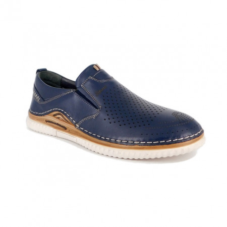 Pantofi Goretti, model 1045, culoare albastra