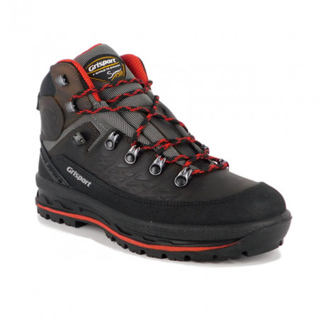 Bocanci Grisport, model 15011, impermeabili, talpa Vibram, culoare maro cu rosu