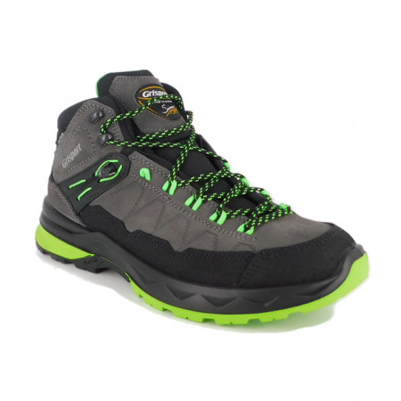 Ghete Grisport, model 14903 impermeabile, talpa Vibram, culoare gri cu verde