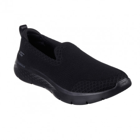 Pantofi Skechers, model Go Walk, brant din spuma cu memorie, culoare neagra